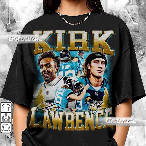 Trevor Lawrence Christian Kirk Jacksonville Football Shirt-image