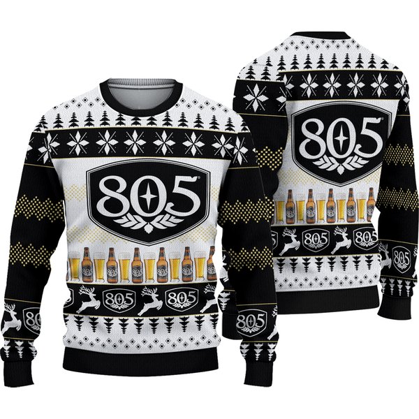 805 Beer Ugly Christmas Sweater