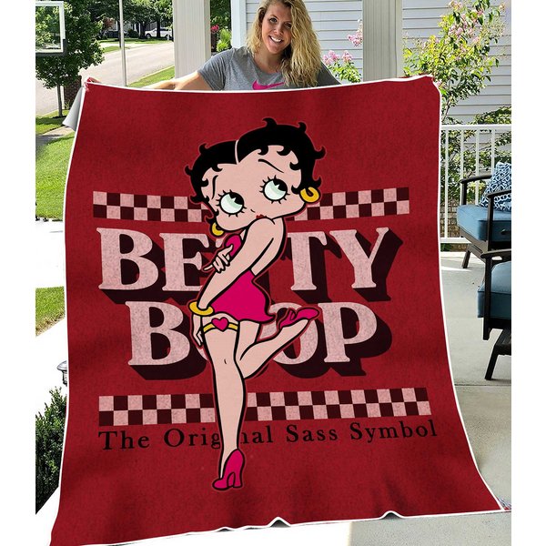 Betty Boop Original Sass Minky Blanket