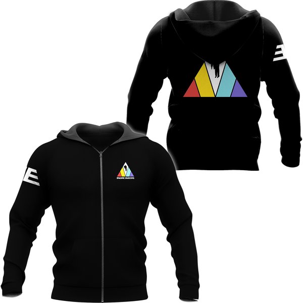 Imagine Dragons Unisex Zipped Hoodie