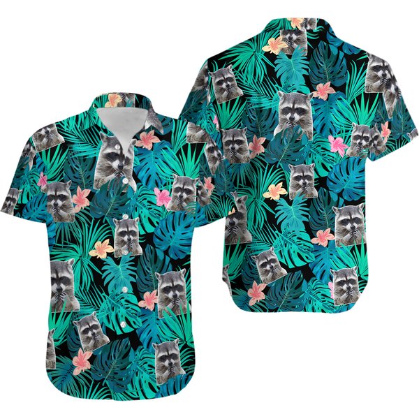 Raccoon Hawaiian Shirt-image