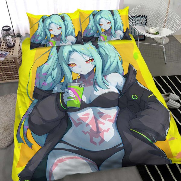 Cyberpunk Edgerunners Duvet Cover-image