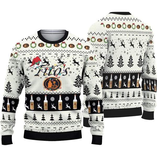 Titos Santa Hat Ugly Christmas Sweater-image