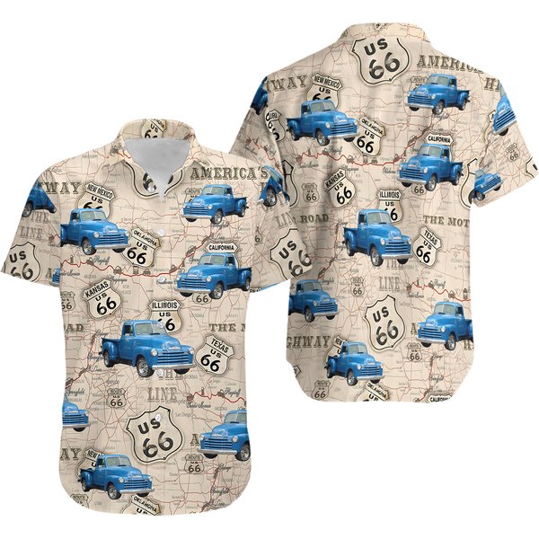 Upload Car Photo Hawaiian Shirt-image
