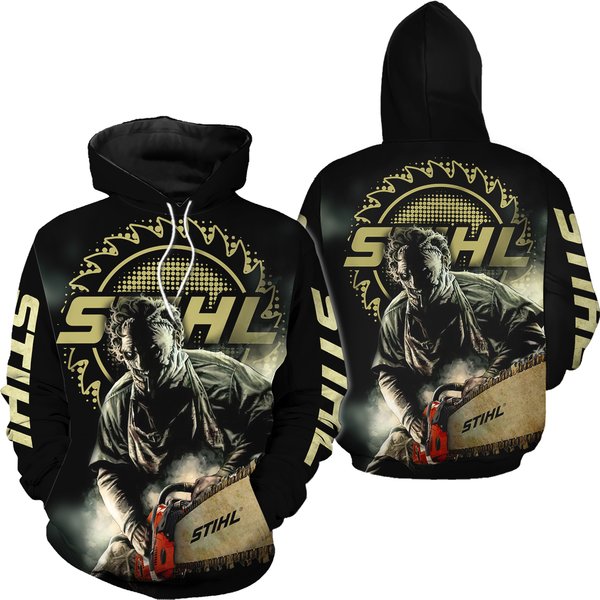 Halloween Chainsaw Stihl 3D Hoodie-image