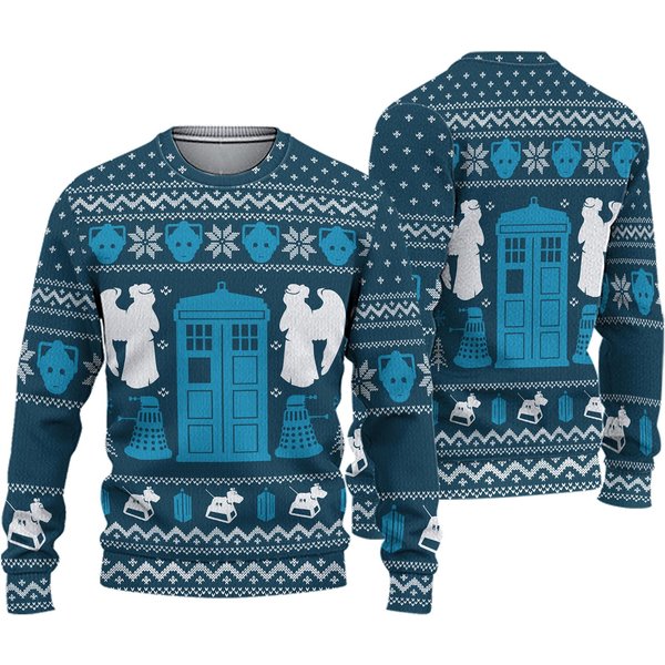 Doctor Who Ugly Sweater, Doctor Who Xmas Sweater