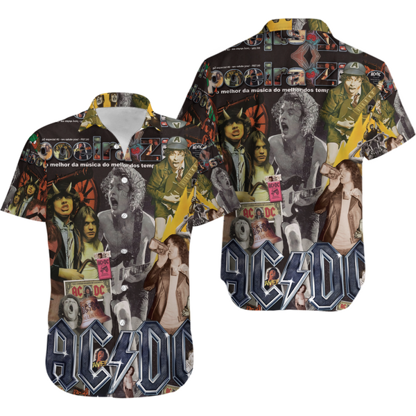 Music Rock Band 3D All Over Print Hawaiian Shirt-image