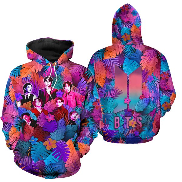 Bts Kpop 3d Hoodie, Jin Suga J Hope Rm Jimin 3d Hoodie