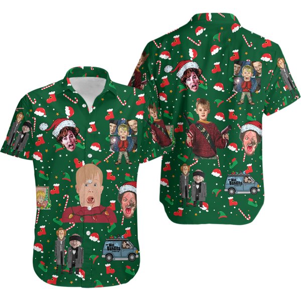 Home Alone Christmas Hawaiian Shirt-image