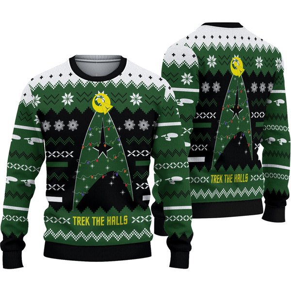 Trek The Halls Ugly Sweater-image