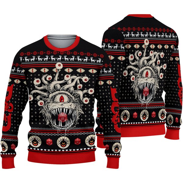 Dnd Classes Collection Christmas Ugly Sweater-image
