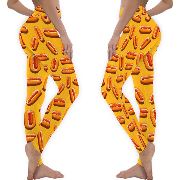 Hot Dogs For Days | Leggings-image
