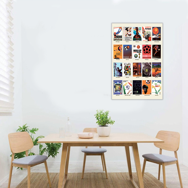 Soccer World Cup History Premium Matte Vertical Poster