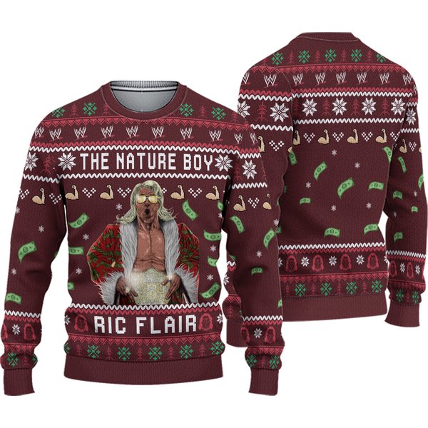 The Nature Boy Ric Flairs Christmas Ugly Sweater-image