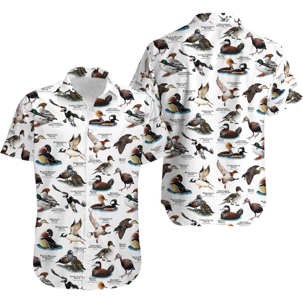 A Lot Of Ducks Hawaiian Shirt-image