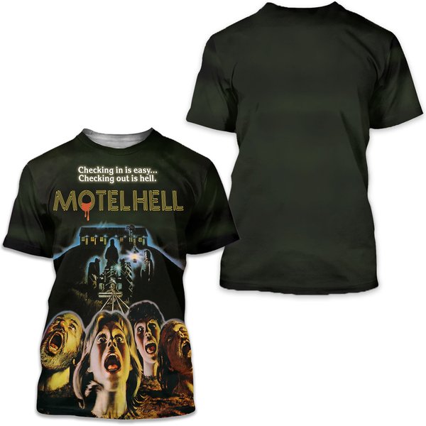 Motel Hell Short-Sleeve Unisex 3D T-Shirt-image