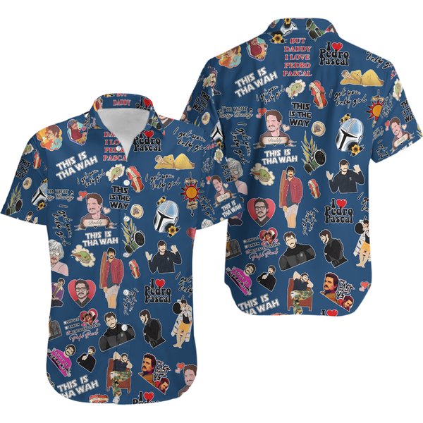 Christmas Gift, Pedro Pascal Hawaiian Shirt-image