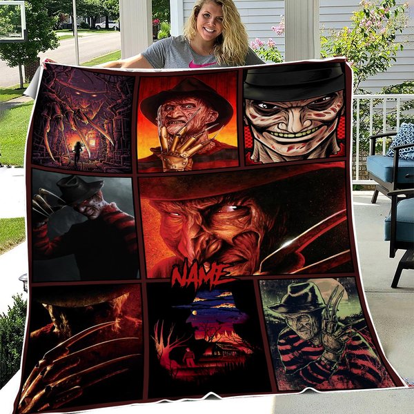 Personalized Freddy Krueger Blanket-image