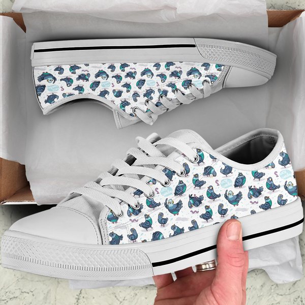 Pigeon Cute Women's Low Top Sneaker