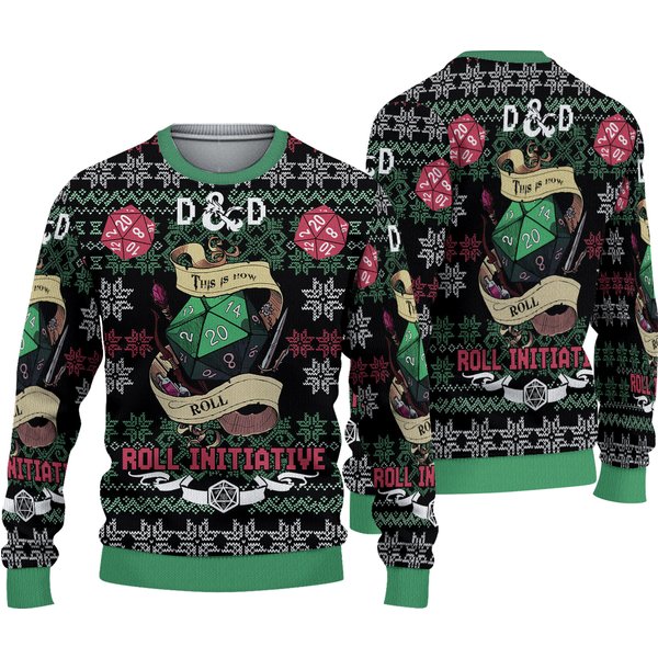 Dungeon This Is How I Roll Ugly Christmas Sweater-image