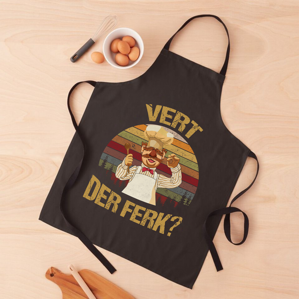 The Muppet Vert Der Ferk Swedish Chef Kitchen Apron-image