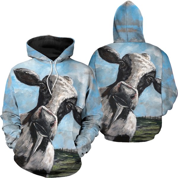 Animal Cow 3D Hoodie-image
