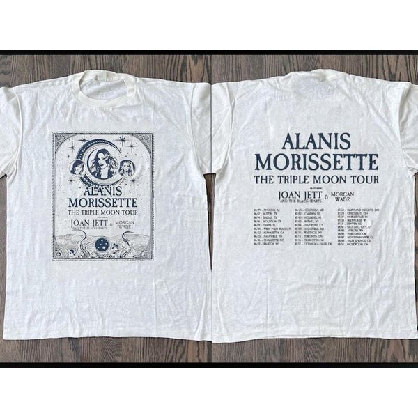 Alanis Morissette The Triple Moon Tour 2024 Shirt, Alanis Morissette Fan Shirt-image