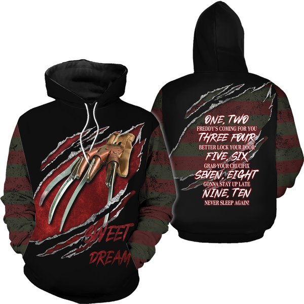 Freddy Krueger Nightmare On Elm Street Hoodie