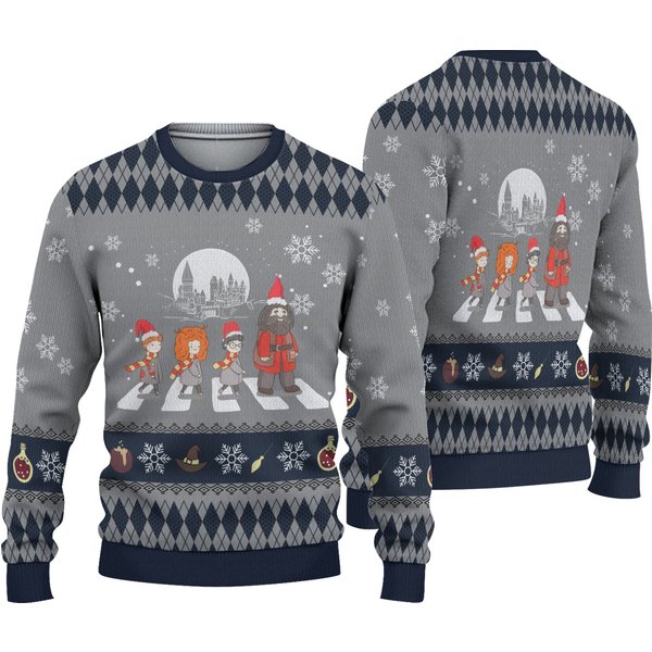 Harry Christmas Abbey Road Ugly Sweater-image