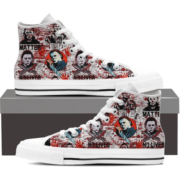 Halloween Michael Myers Men's High Top Sneakers