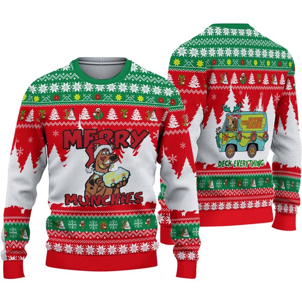 Scooby Doo Christmas Ugly Sweatshirt-image
