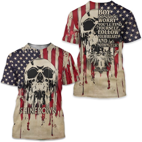 Shine Down Simple Man Lyric Shirt-image