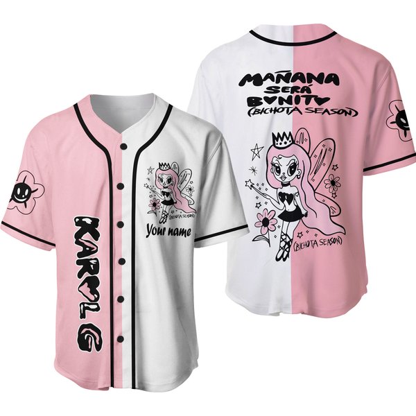 Karol G Baseball Jersey, Personalized Baseball Jersey-image