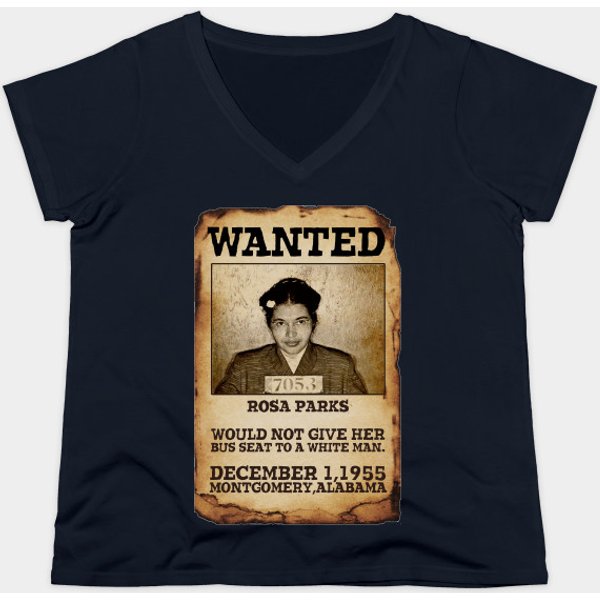 Rosa Parks Wanted - Black History - Black History Month - T-Shirt-image