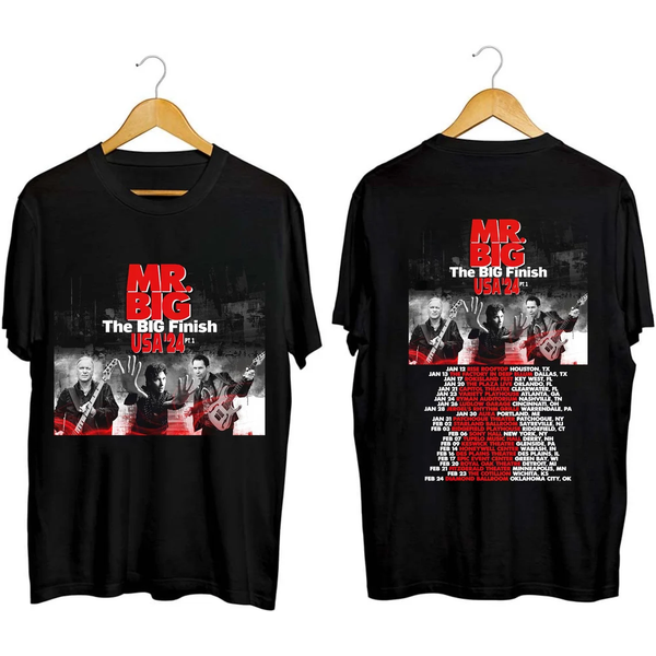 Mr Big The Big Finish Tour 2024 T-Shirt-image