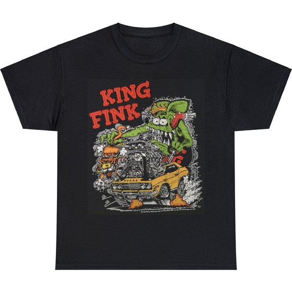 Rat Fink (King Fink) Tee , Birthday Shirt, Steampunk Rat-image
