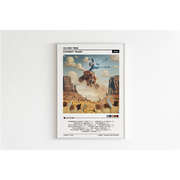 Oliver Tree - Cowboy Tears Album Poster-image