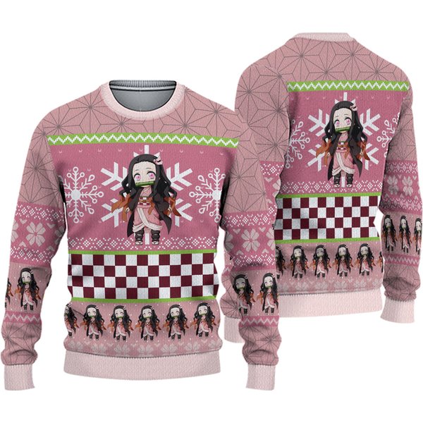 Demon Neko Christmas Ugly Sweater-image