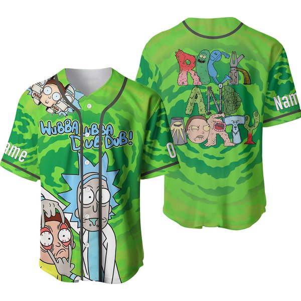 Rick And Rickandmorty Jersey Shirt-image
