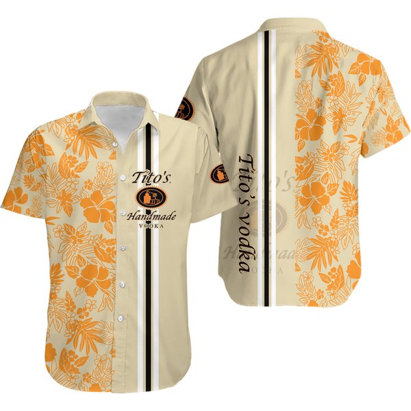 Tito's Hawaii Shirt, Tropical Tito Handmade Button Shirt-image