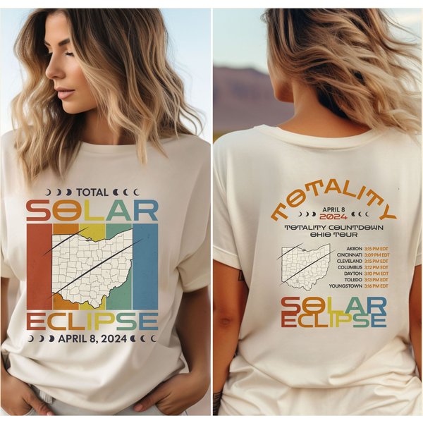Total Solar Eclipse April 2024 T-Shirt-image
