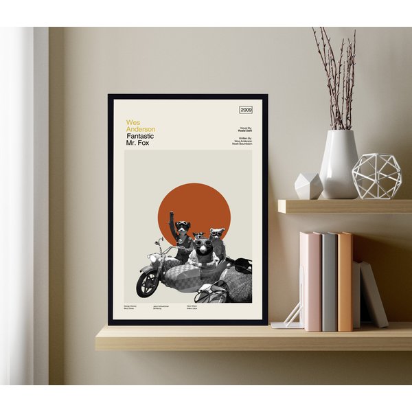 Fantastic Mr Fox Poster, Fantastic Mr Fox, Minimalist Movie Poster-image