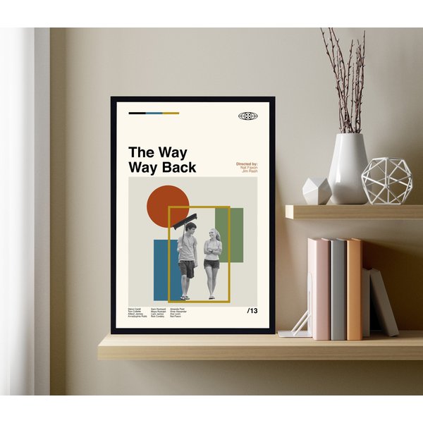 The Way Way Back Poster, Minimalist Movie, Minimalist Movie Poster-image