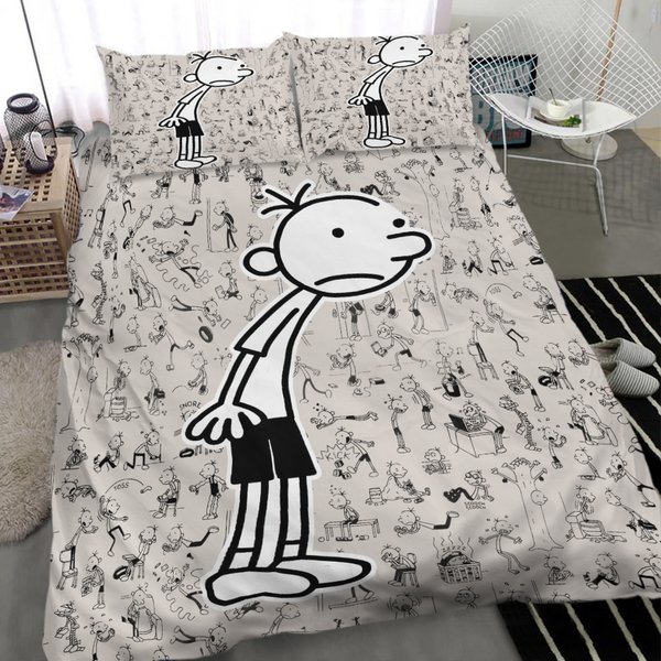 Diary Of A Wimpy Kid Duvet Cover Pillow Cover Bedding Set-image