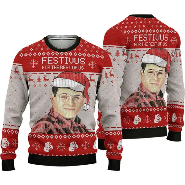 Festivus For The Rest Of Us 3D Christmas Sweater-image