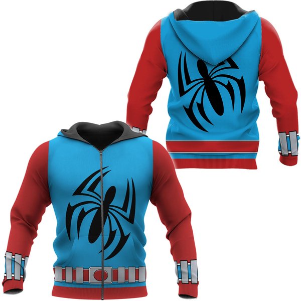 Scarlet Spider 3D Zip Hoodie-image