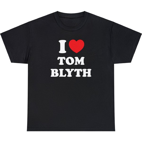 I Love Tom Blyth Unisex Heavy Cotton Tee-image