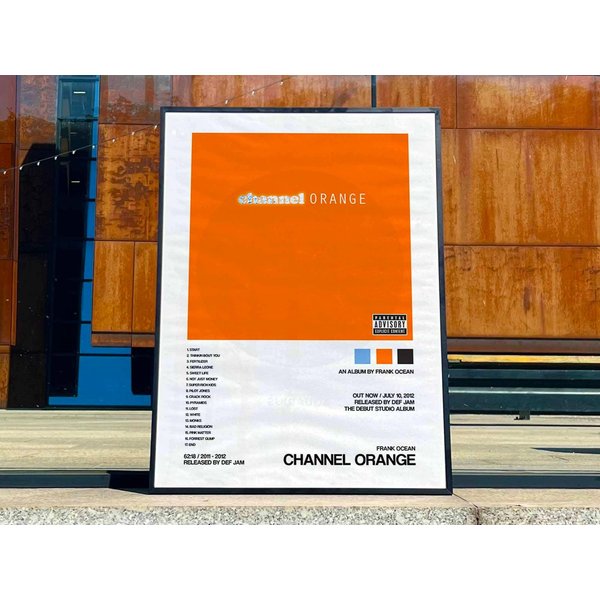 Frank Ocean "Channel Orange" Album Cover Poster-image