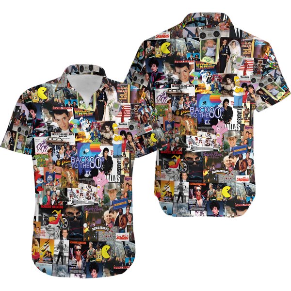 80S Shirt, 80S Movies Hawaiian Shirt-image