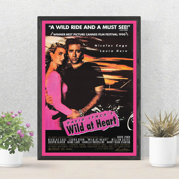Wild At Heart - Nicholas Cage & Laura Dern Poster Premium Matte Vertical Poster-image